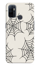 Spider Web Oppo A53 2020 Hard Case Back Cover by Casekaro