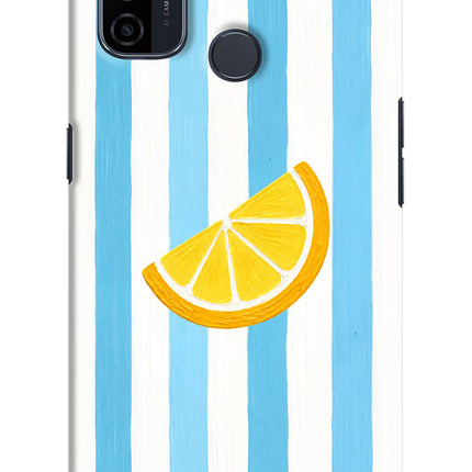 Summer Lemon Oppo A53 2020 Hard Case Back Cover by Casekaro