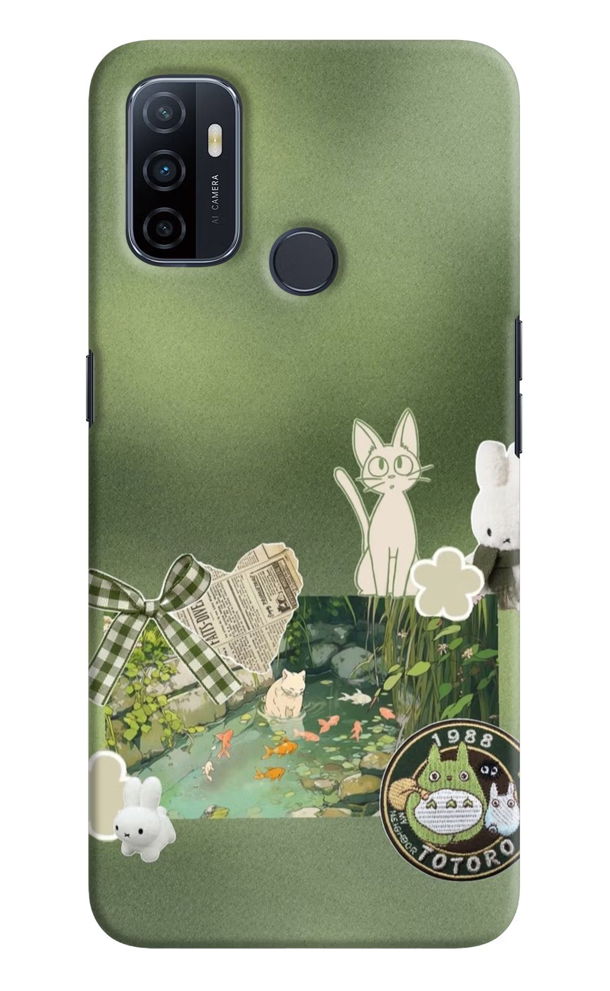 Aesthetic anime Oppo A53 2020 Back Cover