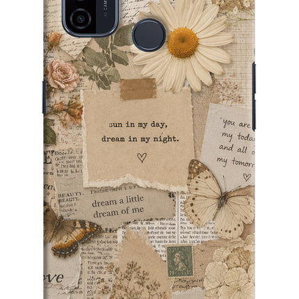 Vintage case Oppo A53 2020 Hard Case Back Cover by Casekaro