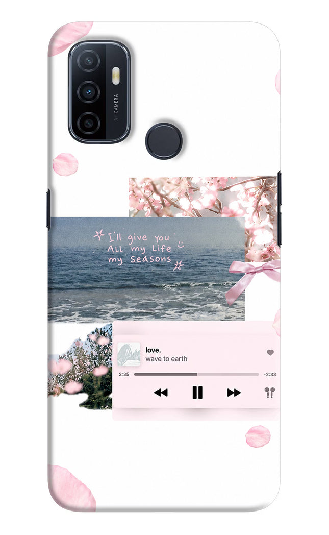 Wave to earth Oppo A53 2020 Hard Case Back Cover by Casekaro