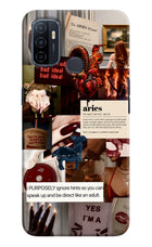 Zodiac Aries Oppo A53 2020 Hard Case Back Cover by Casekaro