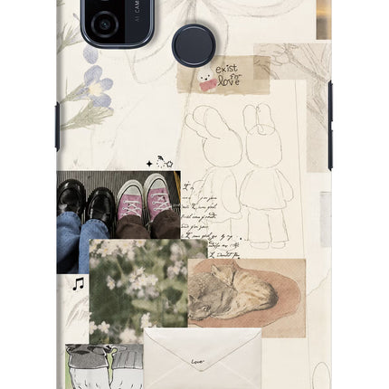 Soft Aesthetic Oppo A53 2020 Hard Case Back Cover by Casekaro