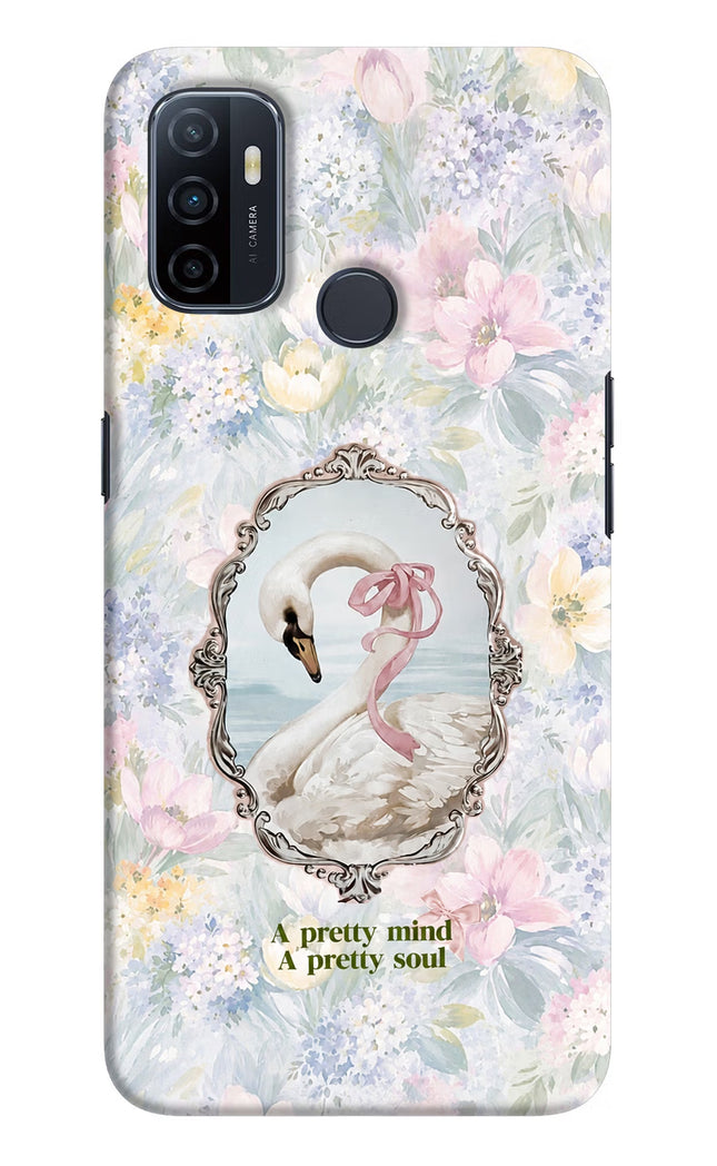Pretty Mind Pretty Soul Oppo A53 2020 Hard Case Back Cover by Casekaro