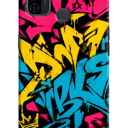 Graffiti Vibe Oppo A53 2020 Hard Case Back Cover by Casekaro