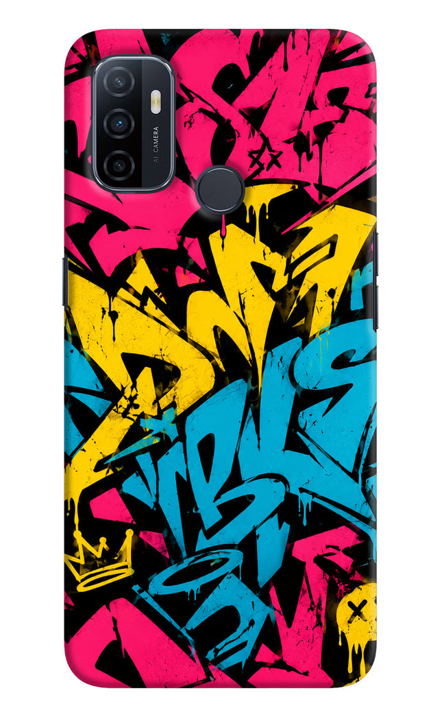 Graffiti Vibe Oppo A53 2020 Hard Case Back Cover by Casekaro