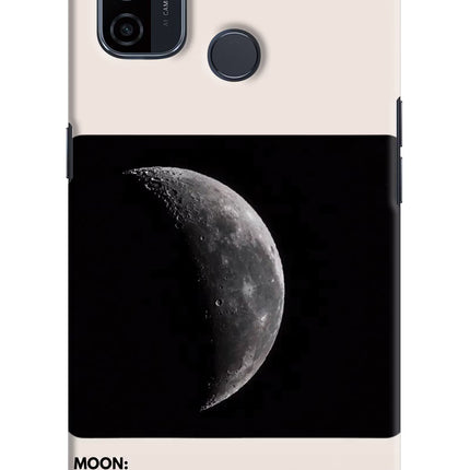 Moon Phase Oppo A53 2020 Hard Case Back Cover by Casekaro