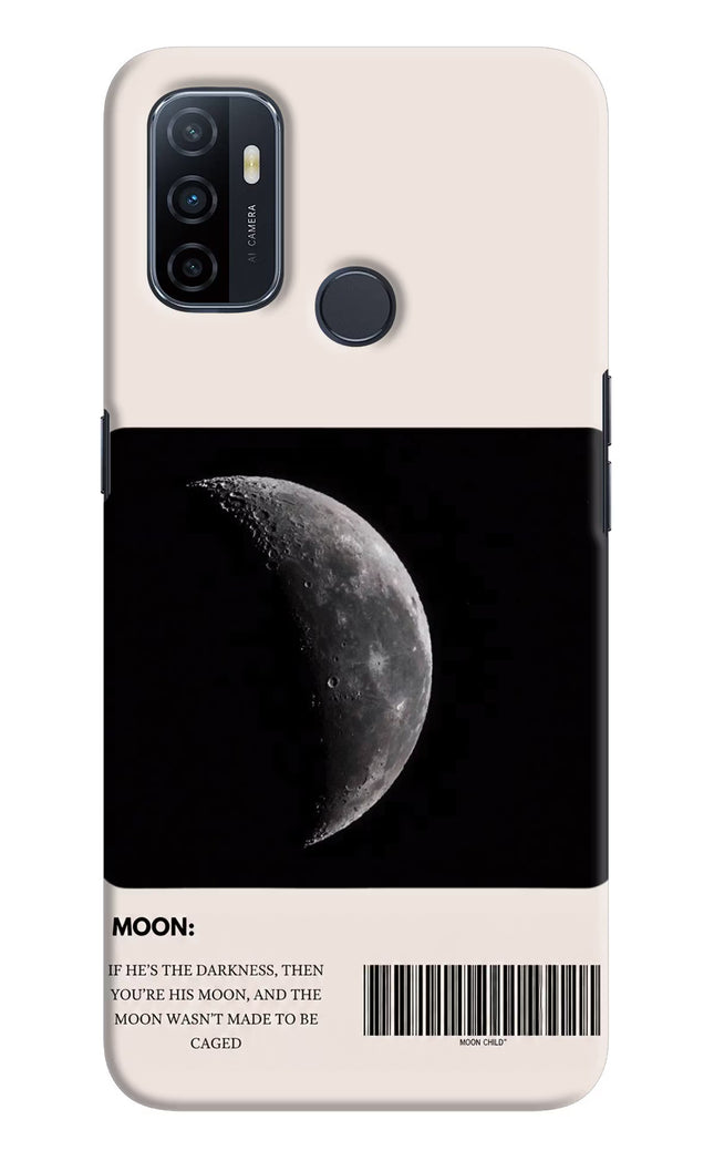 Moon Phase Oppo A53 2020 Hard Case Back Cover by Casekaro