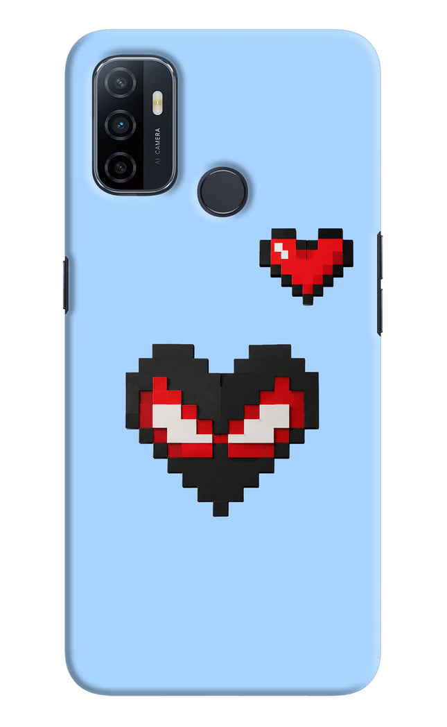 Peter Heart Oppo A53 2020 Hard Case Back Cover by Casekaro