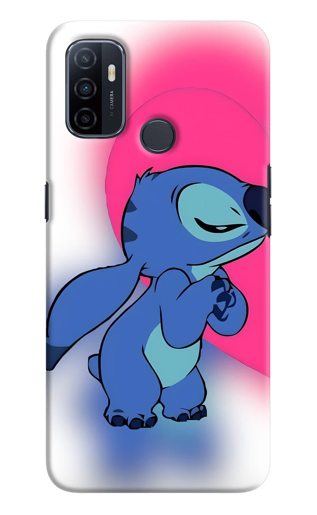 Stitch Hug Oppo A53 2020 Hard Case Back Cover by Casekaro