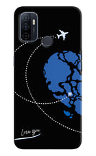 Love Orbit Oppo A53 2020 Hard Case Back Cover by Casekaro