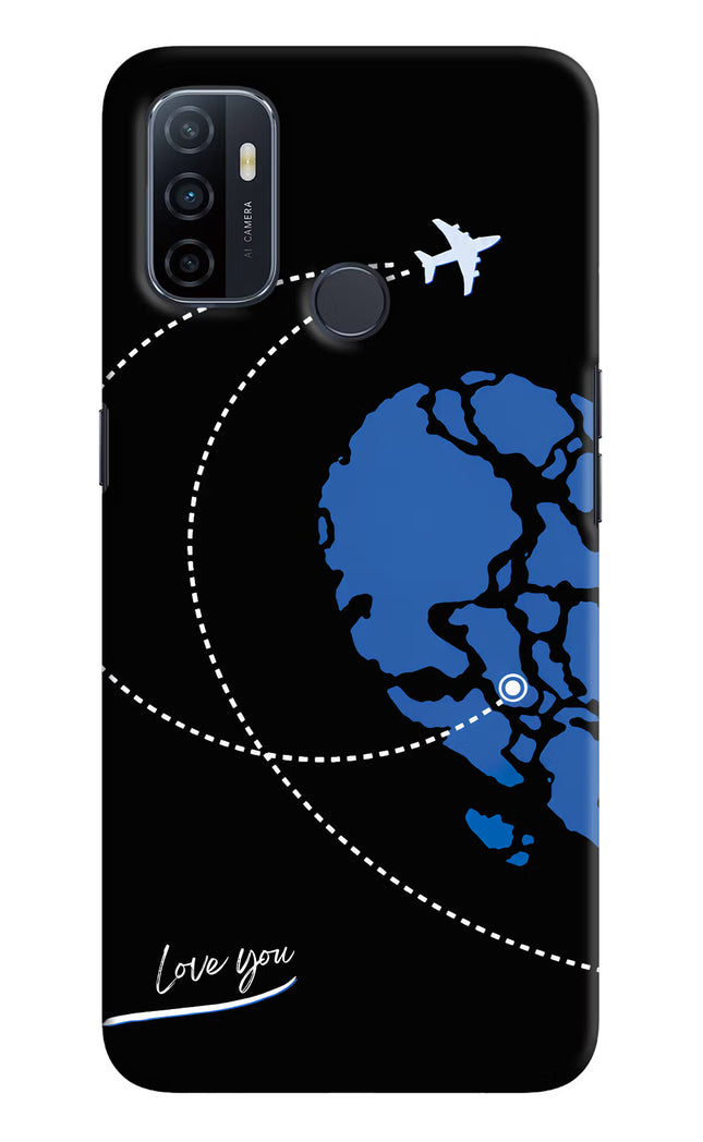 Love Orbit Oppo A53 2020 Hard Case Back Cover by Casekaro