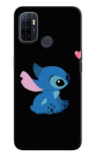 Stitch Crush Oppo A53 2020 Hard Case Back Cover by Casekaro