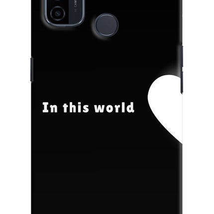 This World Oppo A53 2020 Hard Case Back Cover by Casekaro