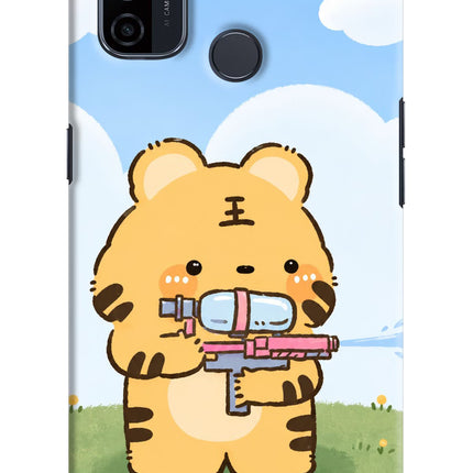 Tiger Treat Oppo A53 2020 Hard Case Back Cover by Casekaro