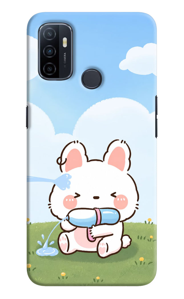 Bunny Treat Oppo A53 2020 Hard Case Back Cover by Casekaro