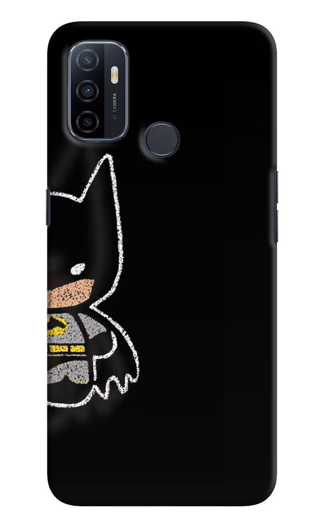Bat Kitty Oppo A53 2020 Hard Case Back Cover by Casekaro