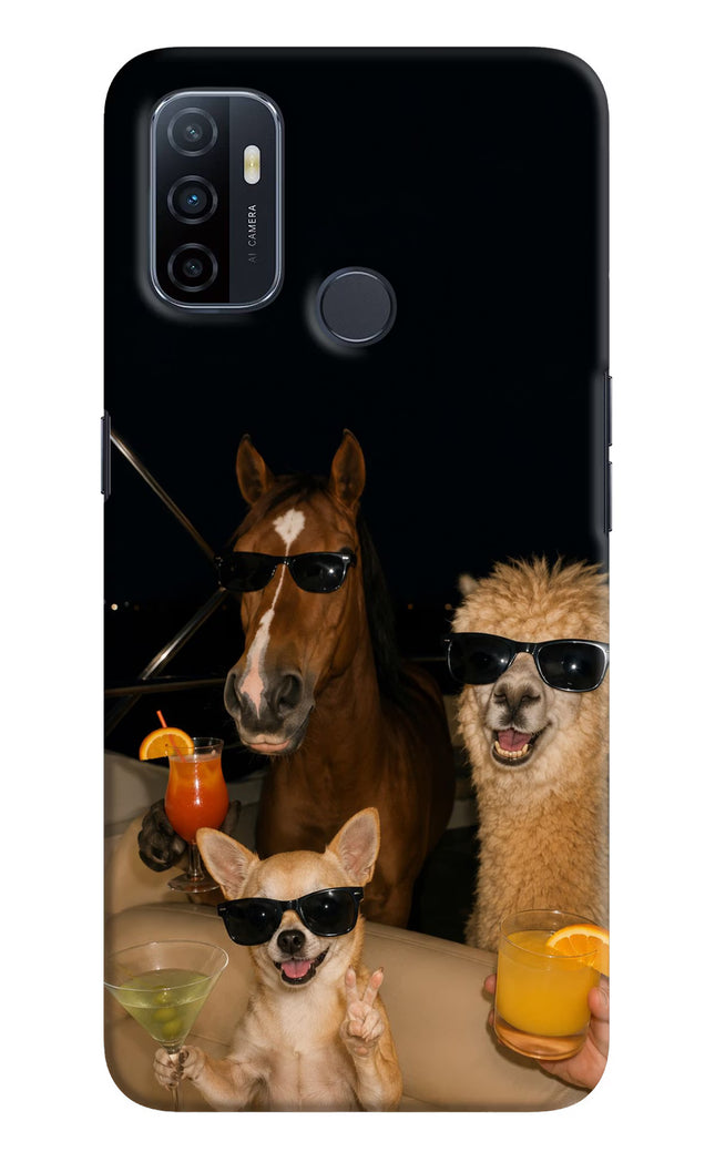 Party Squad Oppo A53 2020 Hard Case Back Cover by Casekaro