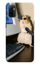 Hacker Hamster Oppo A53 2020 Hard Case Back Cover by Casekaro