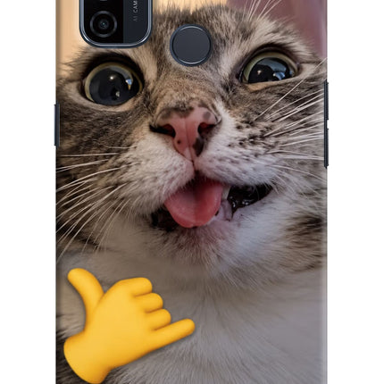 Silly Cat Call Oppo A53 2020 Hard Case Back Cover by Casekaro