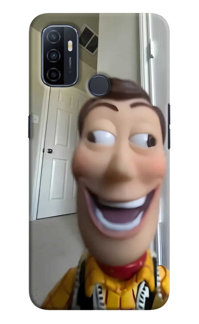 Side Eye Woody Oppo A53 2020 Hard Case Back Cover by Casekaro