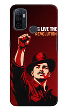 Bhagat Singh Revolution Oppo A53 2020 Hard Case Back Cover by Casekaro