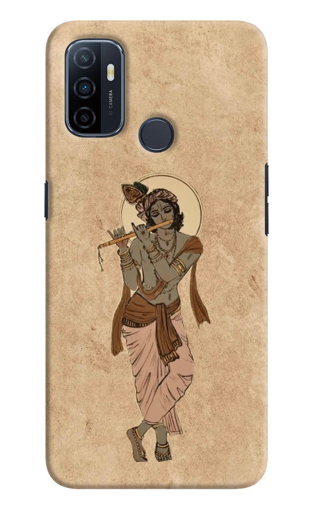 Krishna Oppo A53 2020 Hard Case Back Cover by Casekaro
