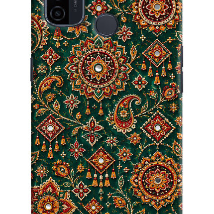 Green Pataka Oppo A53 2020 Back Cover