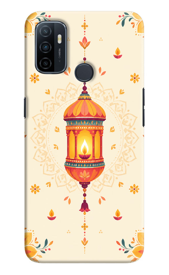 Golden Lantern Oppo A53 2020 Hard Case Back Cover by Casekaro