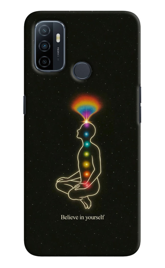 Believe in yourself Oppo A53 2020 Hard Case Back Cover by Casekaro