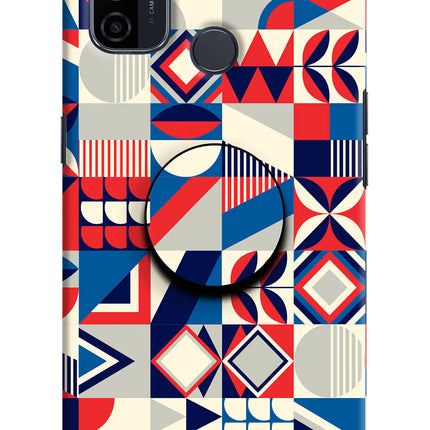 Colorful Pattern Oppo A53 2020 Pop Case by Casekaro