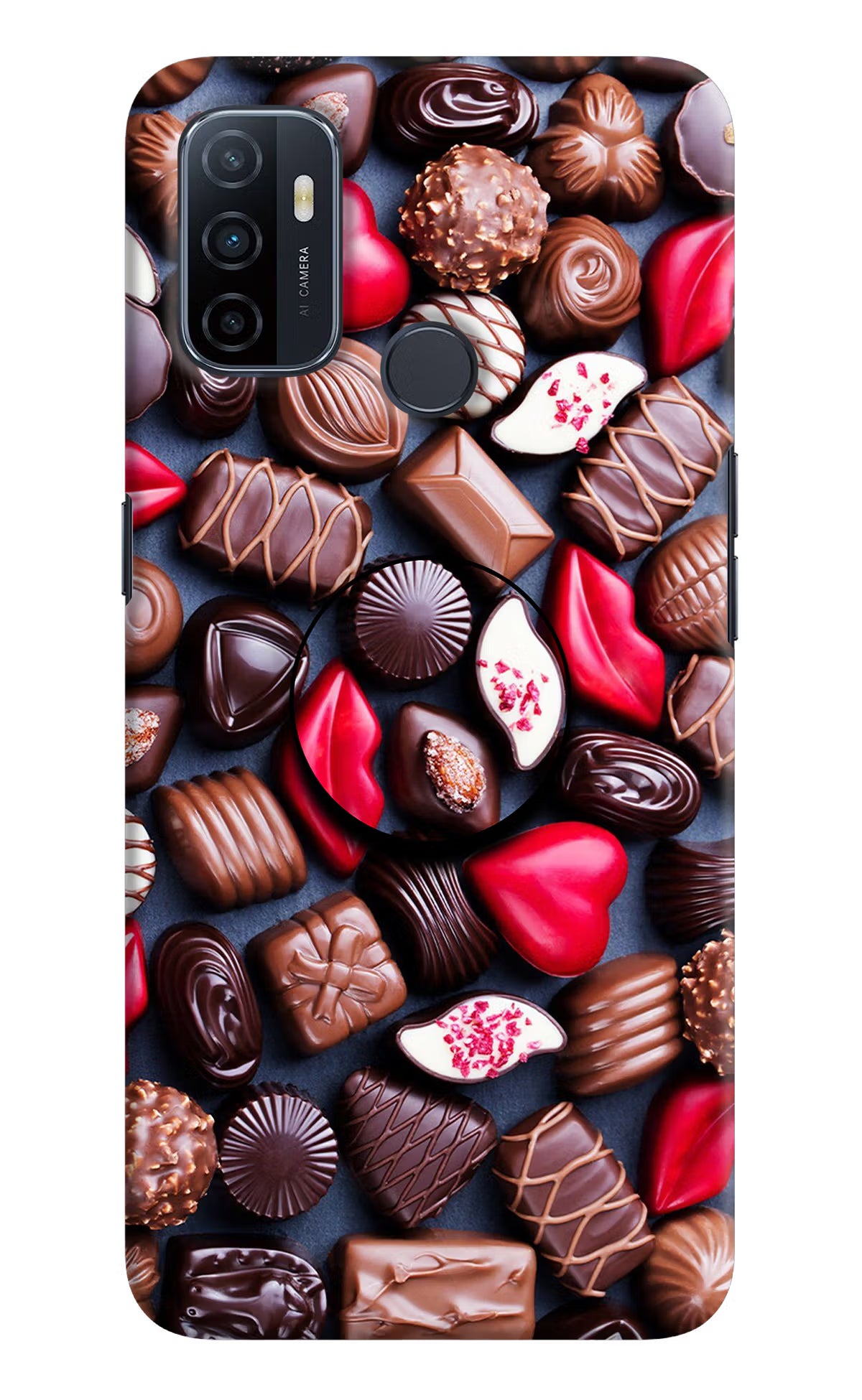 Chocolates Oppo A53 2020 Pop Case by Casekaro