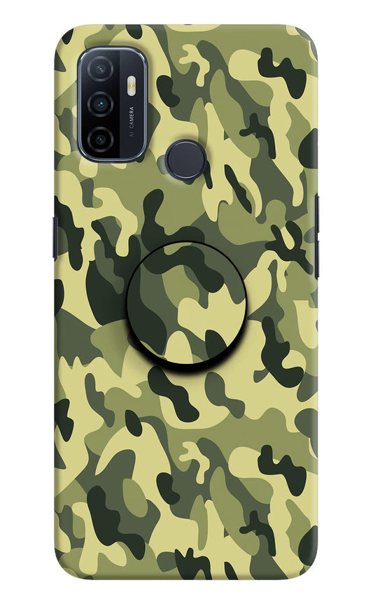 Camouflage Oppo A53 2020 Pop Case by Casekaro
