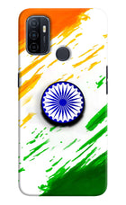 Indian Flag Ashoka Chakra Oppo A53 2020 Pop Case by Casekaro