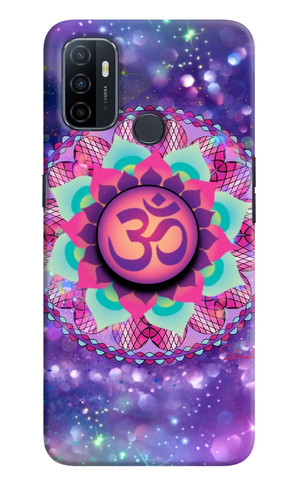 Om Purple Oppo A53 2020 Pop Case by Casekaro