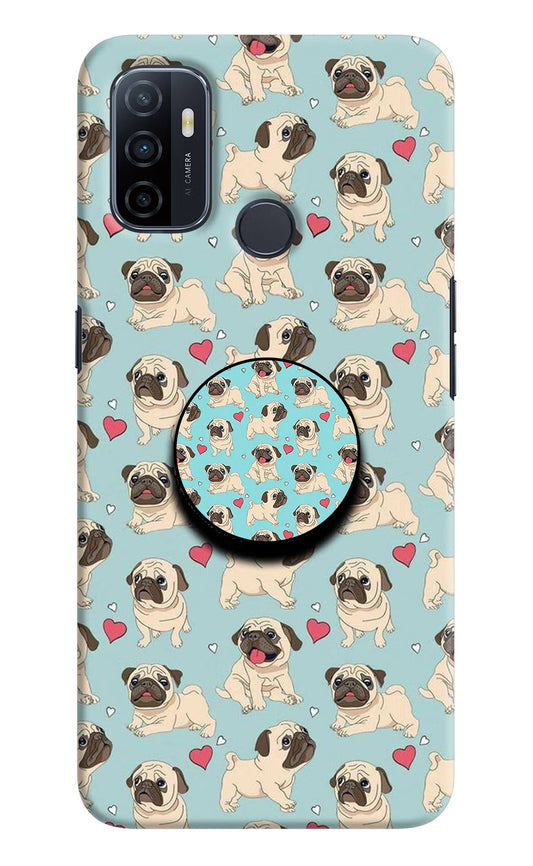 Pug Dog Oppo A53 2020 Pop Case by Casekaro
