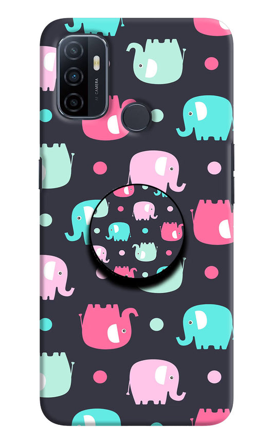 Baby Elephants Oppo A53 2020 Pop Case by Casekaro