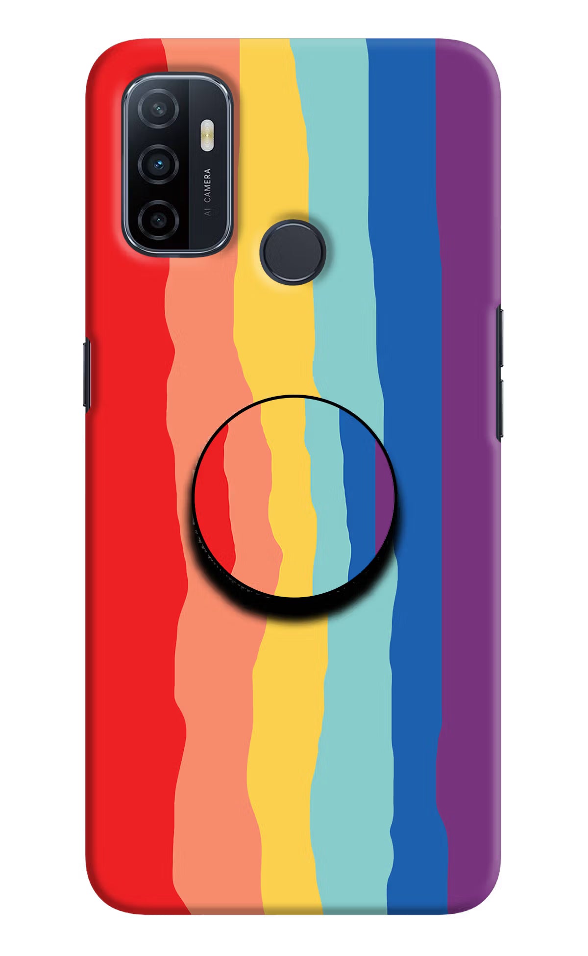 Rainbow Oppo A53 2020 Pop Case by Casekaro