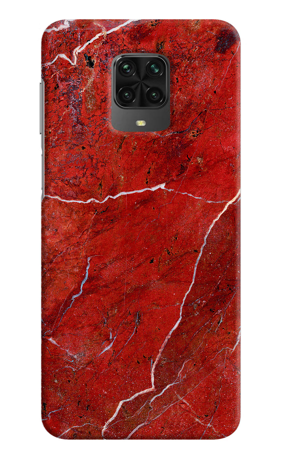 Red Marble Design Poco M2 Pro Back Cover, Hard case