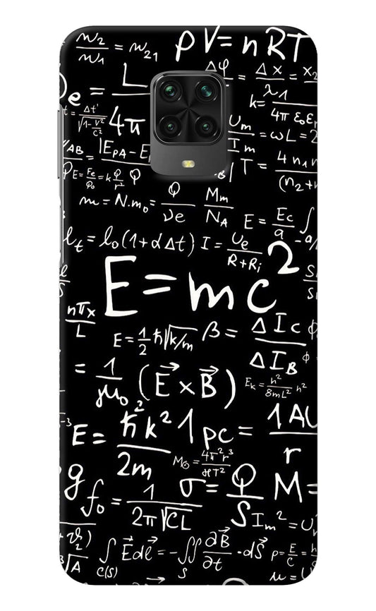 Physics Albert Einstein Formula Poco M2 Pro Back Cover