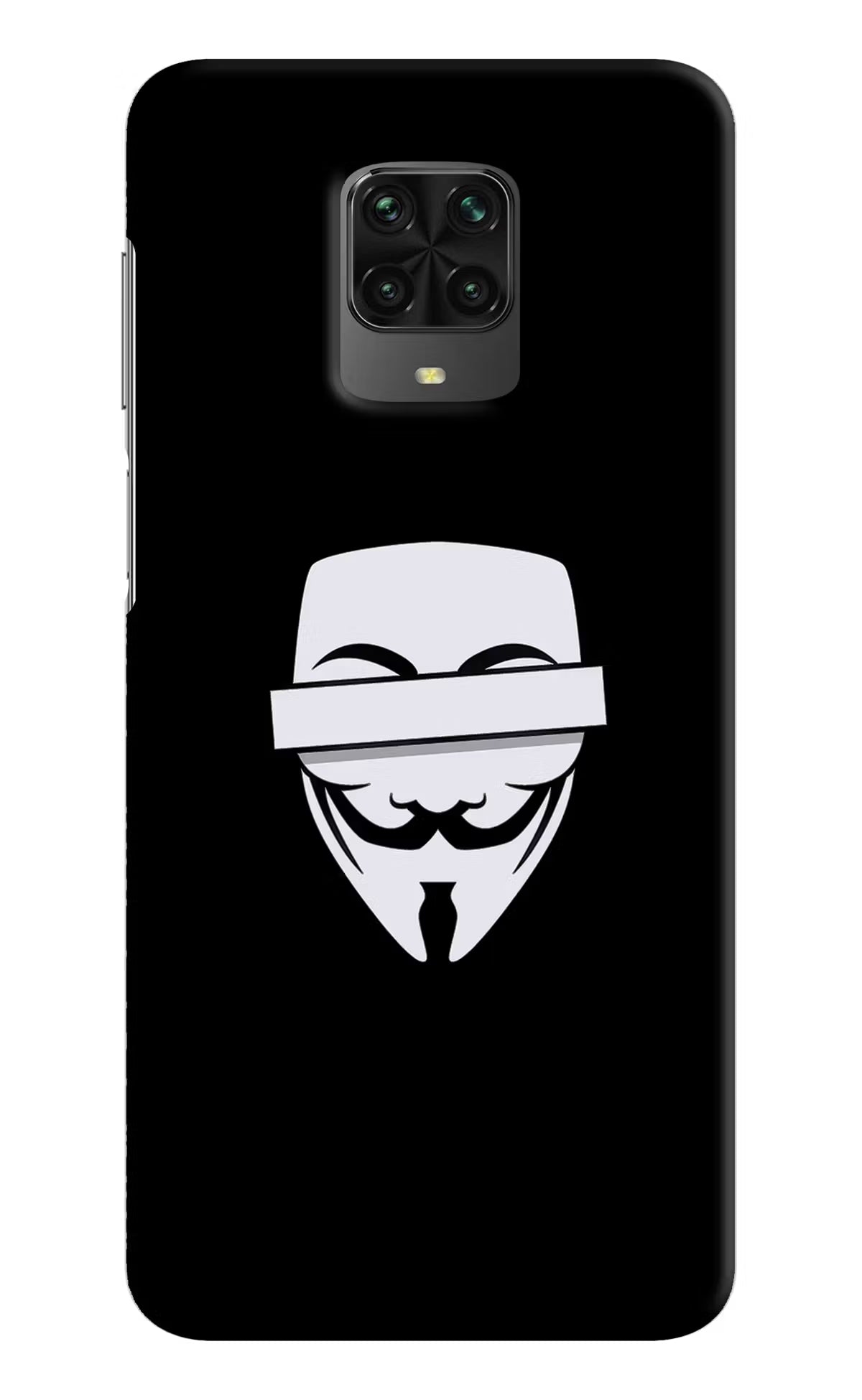 Anonymous Face Poco M2 Pro Hard Case Back Cover by Casekaro