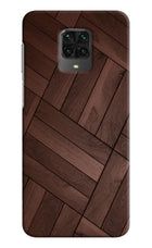 Wooden Texture Design Poco M2 Pro Hard Case Back Cover by Casekaro