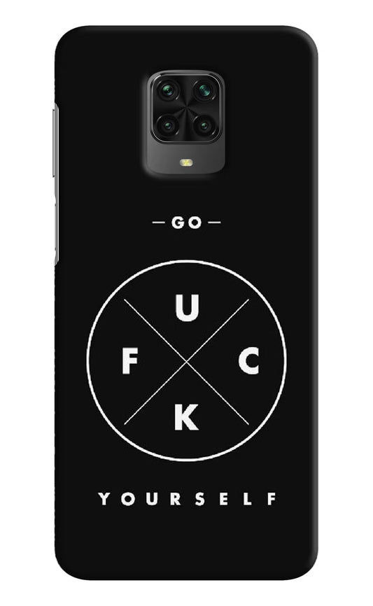 Go Fuck Yourself Poco M2 Pro Hard Case Back Cover by Casekaro