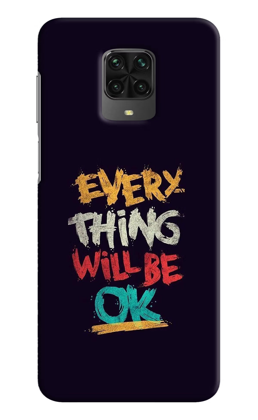 Everything Will Be Ok Poco M2 Pro Back Cover, Hard case