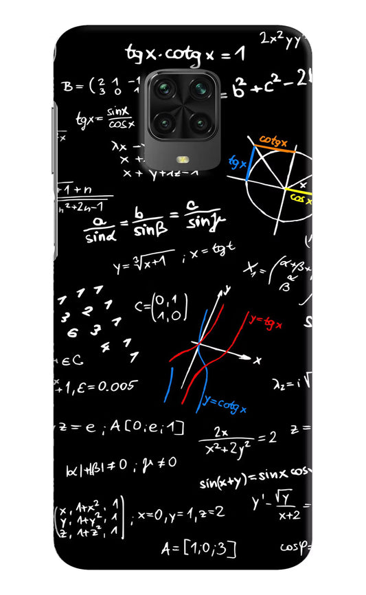 Mathematics Formula Poco M2 Pro Hard Case Back Cover by Casekaro