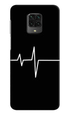 Heart Beats Poco M2 Pro Hard Case Back Cover by Casekaro