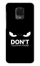 Don'T Touch My Phone Poco M2 Pro Hard Case Back Cover by Casekaro