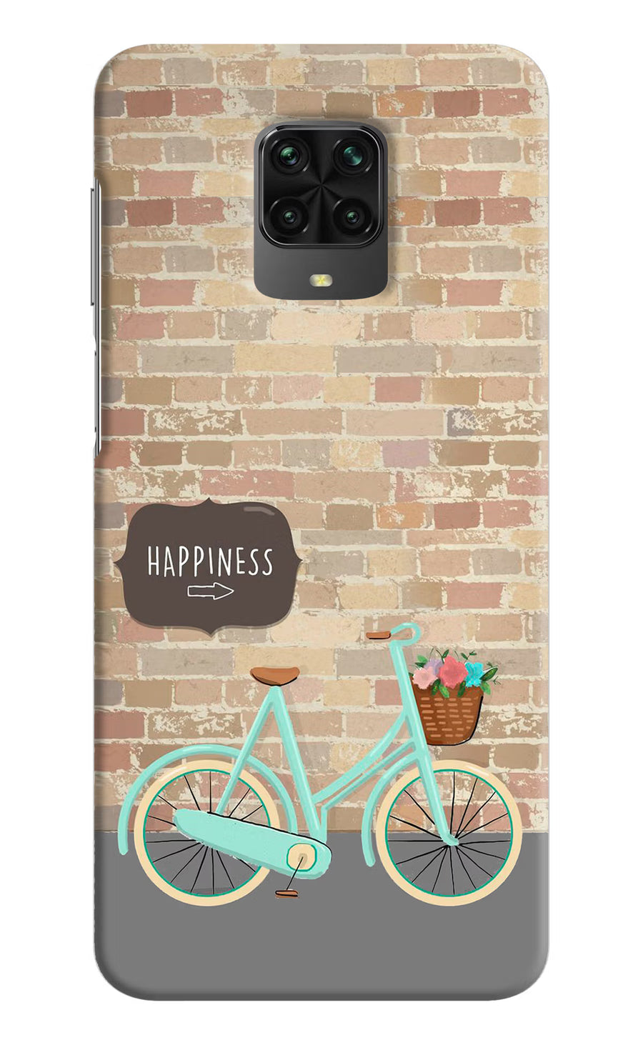 Happiness Artwork Poco M2 Pro Back Cover, Hard case