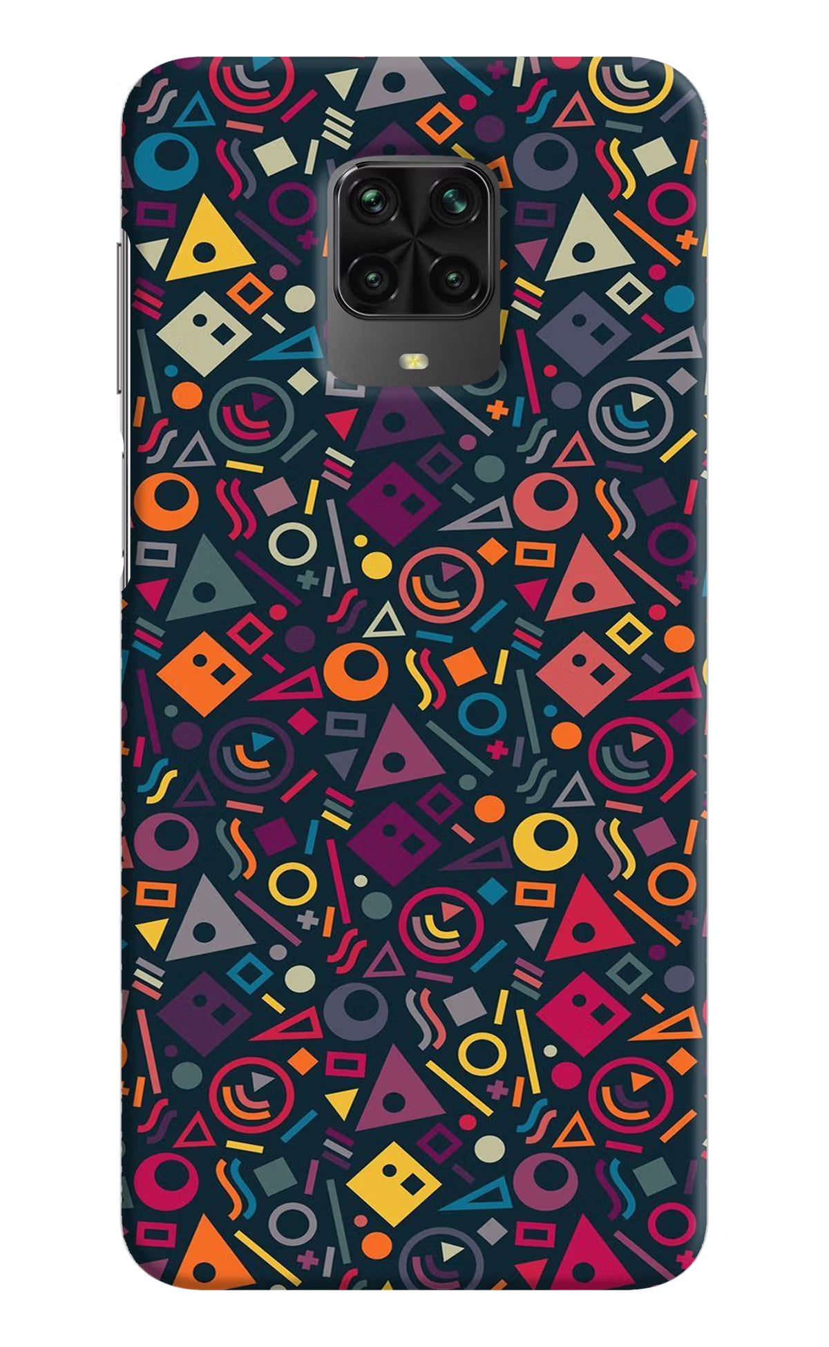 Geometric Abstract Poco M2 Pro Hard Case Back Cover by Casekaro