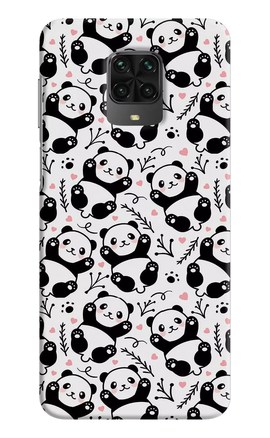 Cute Panda Poco M2 Pro Back Cover, Hard case